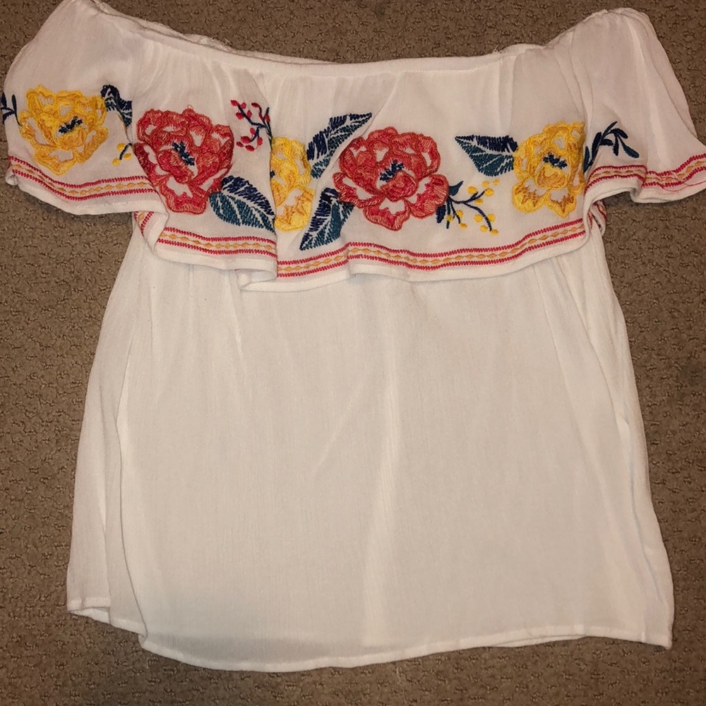 Off the shoulder blouse